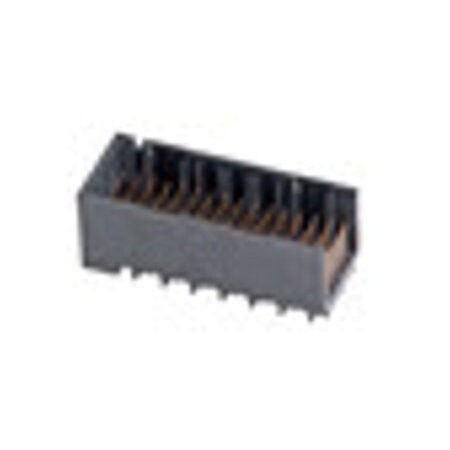 Molex Board Connector, 96 Contact(S), 6 Row(S), Male, Straight, 0.074 Inch Pitch, Press Fit Terminal,  764551618
